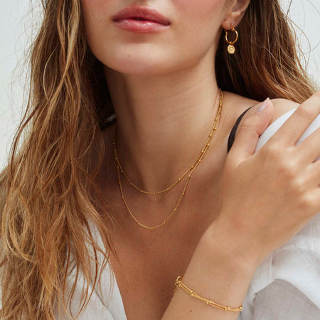 Lume Necklace Layering Set Silver